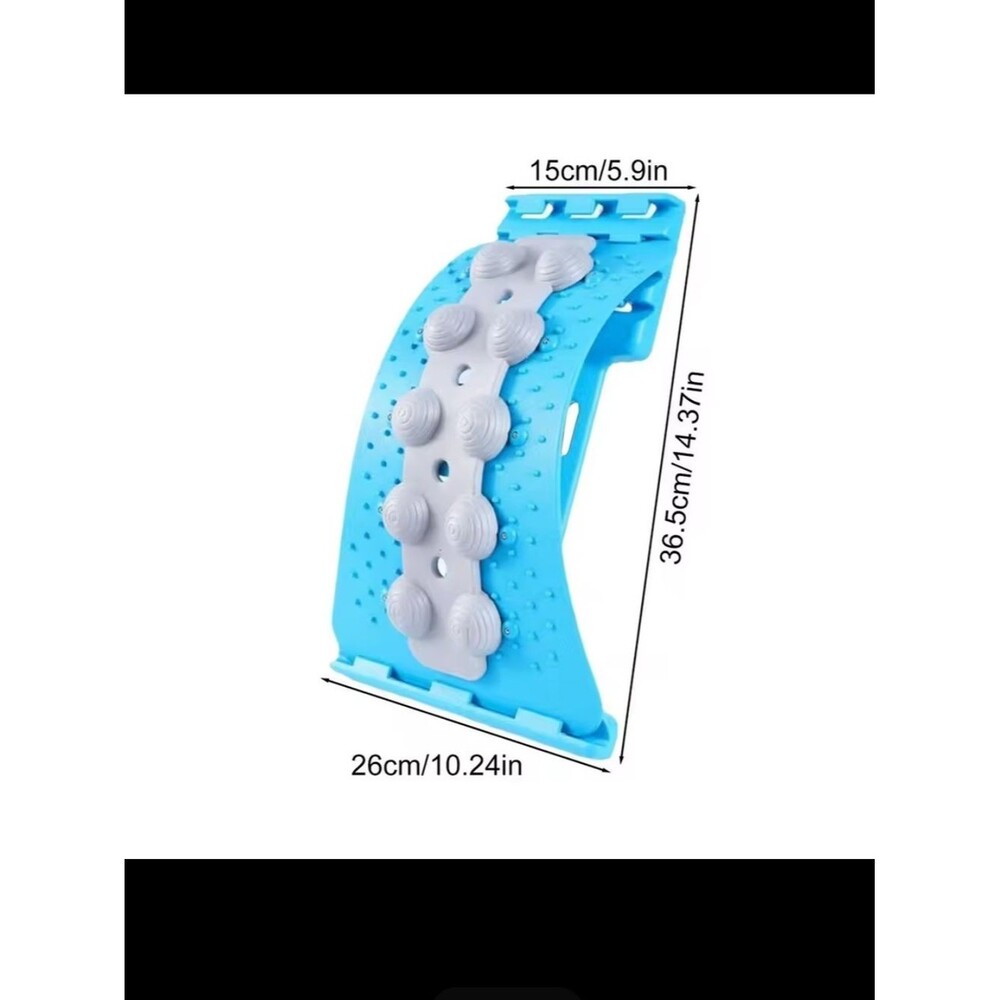 NEW! Adjustable Back Stretcher with Grey Massage Nodes